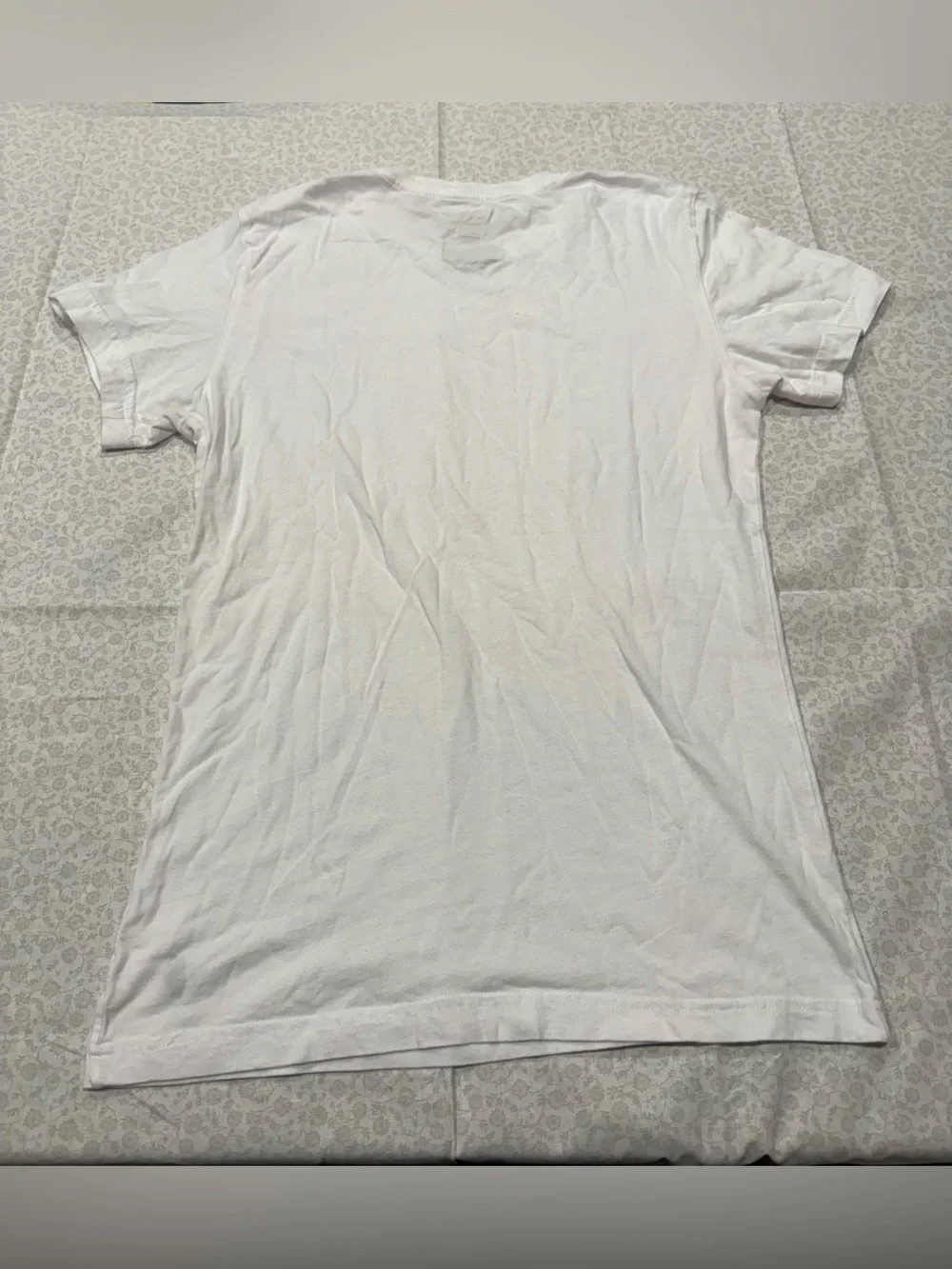 Polo Ralph Lauren White Slim Fit Logo Cotton Knit Crew Neck Tee Shirt Mens S